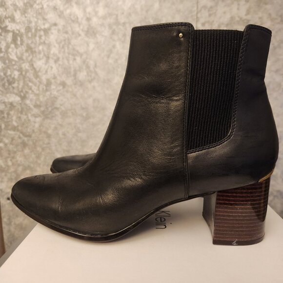 Calvin Klein Shoes - Calvin Klein: Black low cut booties